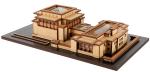 Wood model kit of Unity Temple